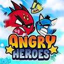 Angry Heroes Shooting Game  screen for extension Chrome web store in OffiDocs Chromium