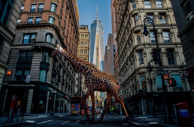 GIMP ücretsiz çevrimiçi resim düzenleyiciyle düzenlenecek ücretsiz indir hayvan zürafa kurgu memeli ücretsiz resmi