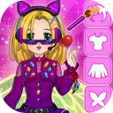 Anime Dress Up Angel or devil, cat or butterfly—who will you create?  screen for extension Chrome web store in OffiDocs Chromium