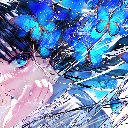 Anime Girl Butterfly Anime Theme  screen for extension Chrome web store in OffiDocs Chromium