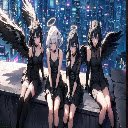 Anime Girls Angel Wings Live Wallpaper  screen for extension Chrome web store in OffiDocs Chromium