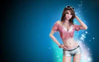 Скачать бесплатно аниме девушки красивые 3D картинки обои бесплатное фото или изображение для редактирования с помощью онлайн-редактора изображений GIMP