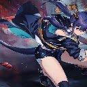 Anime Girl Sword Chen Arknights Anime Theme  screen for extension Chrome web store in OffiDocs Chromium