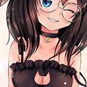 Anime GIRL with long brown hair AND Blue Eyes screen for extension Chrome web store in OffiDocs Chromium