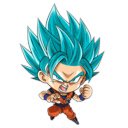 Skrin Tema SSBSS Anime Goku untuk sambungan kedai web Chrome dalam OffiDocs Chromium