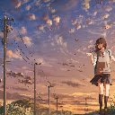 Anime School Student Girl Anime Theme  screen for extension Chrome web store in OffiDocs Chromium