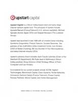 Free download An introduction to Upstart Capital, a venture capital partnership free photo or picture to be edited with GIMP online image editor