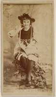 Free download Annie Lewis, from the Actors and Actresses series (N45, Type 8) for Virginia Brights Cigarettes free photo or picture to be edited with GIMP online image editor