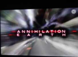Descarga gratuita Annihilation Earth (2009) Foto o imagen de pantalla de título gratis para editar con el editor de imágenes en línea GIMP