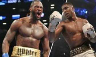 Free download Anthony Joshua Deontay Wilder 1098765 free photo or picture to be edited with GIMP online image editor