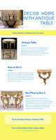 Free download Antique table to Decor Home free photo or picture to be edited with GIMP online image editor