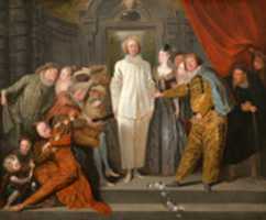 Kostenloser Download von Antoine Watteau, The Italian Comedians, kostenloses Foto oder Bild zur Bearbeitung mit GIMP Online-Bildbearbeitung