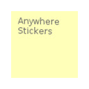 Overal stickers eenvoudig plaknotitiesscherm voor uitbreiding Chrome-webwinkel in OffiDocs Chromium