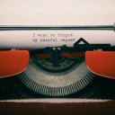 A Phrase on a Page in a Typewriter  screen for extension Chrome web store in OffiDocs Chromium