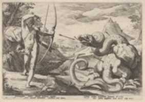 Free download Apollo Killing the Python free photo or picture to be edited with GIMP online image editor