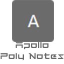 Apollo Poly Notes  screen for extension Chrome web store in OffiDocs Chromium