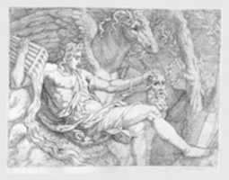 Free download Apollo with Lyre and Pegasus free photo or picture to be edited with GIMP online image editor