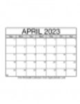 Free download April 2023 Calendars Microsoft Word, Excel or Powerpoint template free to be edited with LibreOffice online or OpenOffice Desktop online