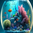 Aquarium Live Wallpaper  screen for extension Chrome web store in OffiDocs Chromium
