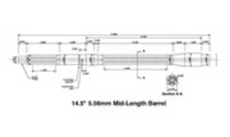 Free download AR 15 M 4 Barrel Dimensions free photo or picture to be edited with GIMP online image editor