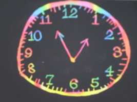 Download gratuito di foto o immagini gratuite di A Rainbow Clock da modificare con l'editor di immagini online di GIMP