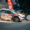 A Rally Skoda Fabia R5 on a Dusty Track  screen for extension Chrome web store in OffiDocs Chromium
