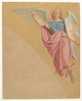 Free download Archangel Drawing a Sword free photo or picture to be edited with GIMP online image editor