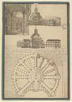 Free download Architectural Drawing for a Chapel and Hospital free photo or picture to be edited with GIMP online image editor