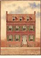Free download Architectural Drawing of an Early Nineteenth-Century Brick House, New York free photo or picture to be edited with GIMP online image editor