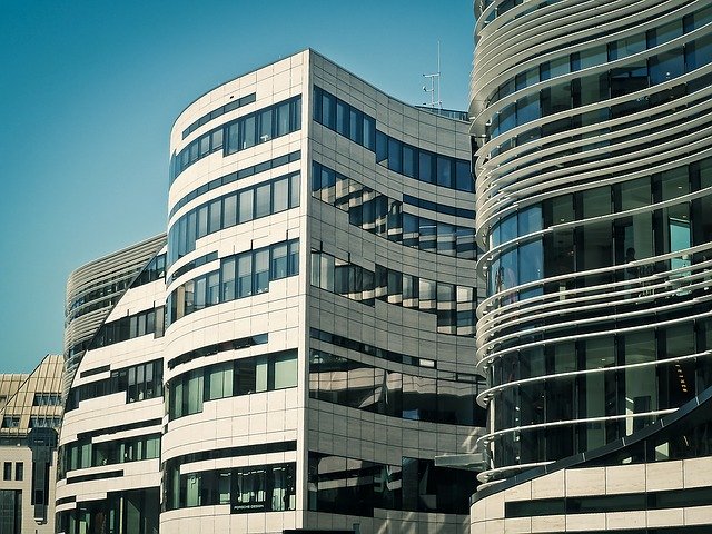 Baixe gratuitamente a imagem gratuita da arquitetura moderna de Dusseldorf para ser editada com o editor de imagens on-line gratuito do GIMP