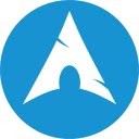 Arch Linux (blue)  screen for extension Chrome web store in OffiDocs Chromium
