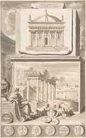 বিনামূল্যে ডাউনলোড করুন A Reconstruction of the Aedes Concordiae (উপরে) এবং A View of the Ruins (নীচে) GIMP অনলাইন ইমেজ এডিটরের মাধ্যমে সম্পাদিত বিনামূল্যের ছবি বা ছবি