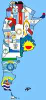 Free download ARGENTINA y sus banderas provinciales free photo or picture to be edited with GIMP online image editor