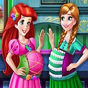 Ariel and Anna Pregnant BFFs  screen for extension Chrome web store in OffiDocs Chromium