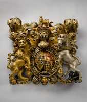 Free download Armorial panel with Stuart coat of arms free photo or picture to be edited with GIMP online image editor