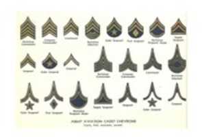 Free download Army Aviation Cadet Chevrons of the Second World War free photo or picture to be edited with GIMP online image editor