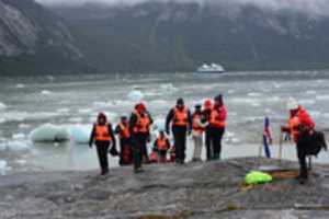 Free download Arriving at Pia Glacier free photo or picture to be edited with GIMP online image editor