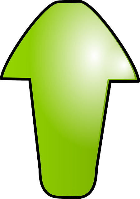 Бесплатно скачать Стрелка Зеленая Вверх - Бесплатная векторная графика на Pixabay бесплатные иллюстрации для редактирования с помощью бесплатного онлайн-редактора изображений GIMP