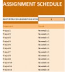 मुफ्त डाउनलोड असाइनमेंट शेड्यूल टेम्प्लेट डीओसी, एक्सएलएस या पीपीटी टेम्प्लेट मुफ्त में लिब्रे ऑफिस ऑनलाइन या ओपनऑफिस डेस्कटॉप के साथ संपादित किया जा सकता है।