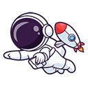 astronaut  screen for extension Chrome web store in OffiDocs Chromium