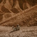Astronauts in Mars Holding Hands  screen for extension Chrome web store in OffiDocs Chromium