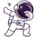 Astronaut Theme  screen for extension Chrome web store in OffiDocs Chromium