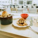 A table with a plate of food and glasses on it  screen for extension Chrome web store in OffiDocs Chromium