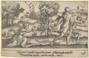 Free download Atalanta and Hippomemes, from the series Four Mythological Scenes free photo or picture to be edited with GIMP online image editor