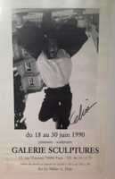 ギャラリー彫刻のアタナシオ・セリアポスターを無料でダウンロード、パリ1990年無料の写真または画像をGIMPオンラインイメージエディターで編集