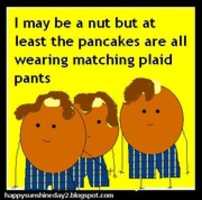 Free download At Least The Pancakes Are Wearing Matching Plaid Pants free photo or picture to be edited with GIMP online image editor