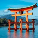 A Torii Gate in the Sea  screen for extension Chrome web store in OffiDocs Chromium