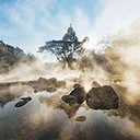 A tranquil hot spring pool  screen for extension Chrome web store in OffiDocs Chromium