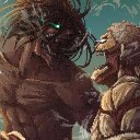 Attack On Titan Attack Titan vs Anime Theme  screen for extension Chrome web store in OffiDocs Chromium