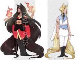 Free download :AUCTION ENDED: Fox Spirits free photo or picture to be edited with GIMP online image editor